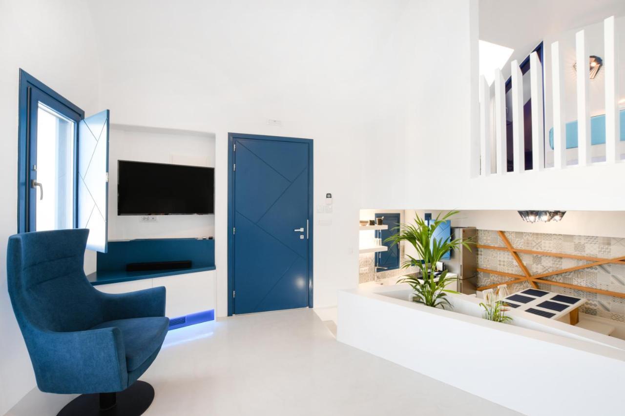 Blue White Residence مونوليثوس المظهر الخارجي الصورة